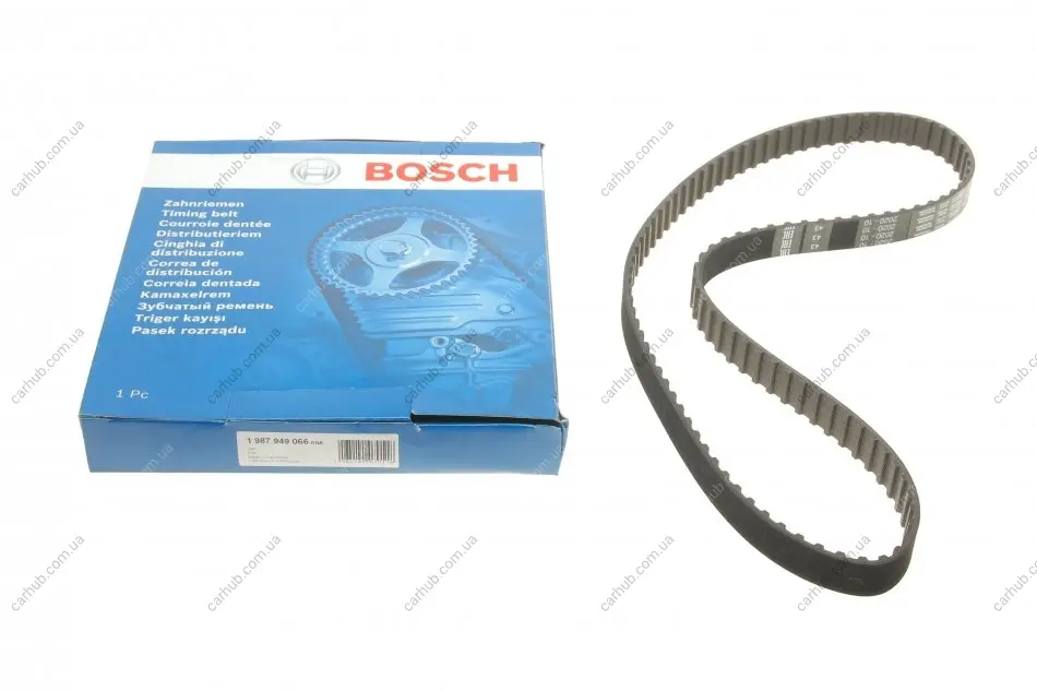 Ремінь ГРМ Nissan Sentra/Mazda 626 1.6 82-90 (19x106z) BOSCH 1 987 949 066 (фото 1)