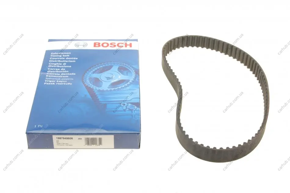 Ремінь ГРМ VW Touareg 3.0 TDI 04-10/Audi A4/A5/A6/A8 2.7/3.0TDI 04-13 (24x83z) BOSCH 1 987 949 606 (фото 1)