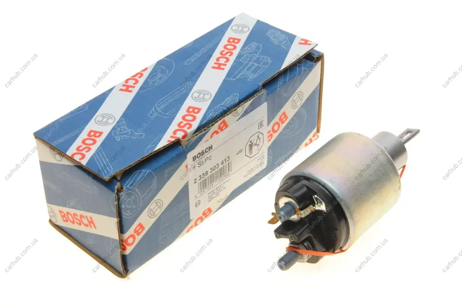 Соленоїд стартера (12В) VW TRANSPORTER T4 1.8/2.0/2.5D 07.90-04.03 BOSCH 2 339 303 413 (фото 1)