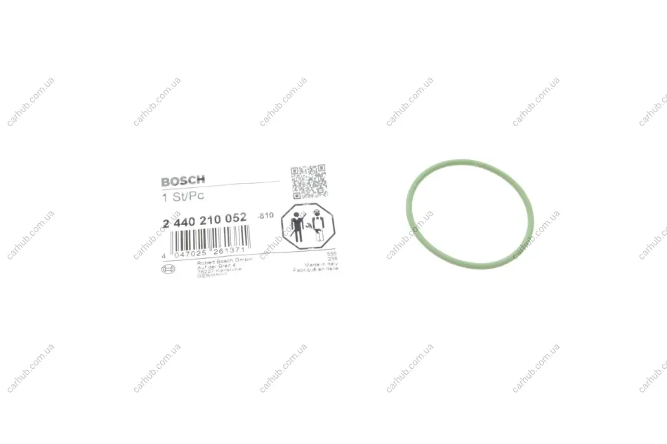 Кільце ущільнююче (VAG O-ring) BOSCH 2 440 210 052 (фото 1)