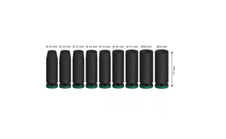 Набір ударних головок PRO 1/2" 10-27 мм 9 шт. BOSCH 2 608 003 040