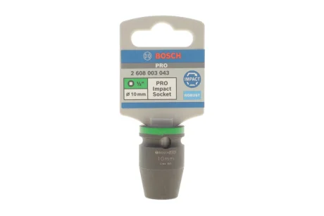 Головка торцева ударна PRO 1/2" 10 мм BOSCH 2 608 003 043