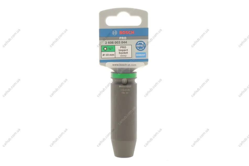 Головка торцева ударна PRO 1/2" 10 мм Long BOSCH 2 608 003 044 (фото 1)