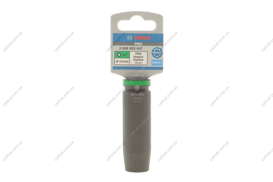 Головка торцева ударна PRO 1/2" 13 мм Long BOSCH 2 608 003 047 (фото 1)