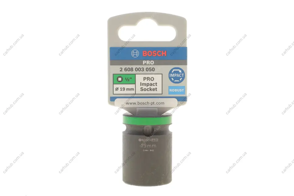 Головка торцева ударна PRO 1/2" 19 мм BOSCH 2 608 003 050 (фото 1)