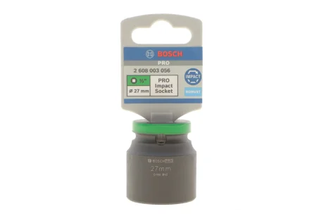 Головка торцева ударна PRO 1/2" 27 мм BOSCH 2 608 003 056