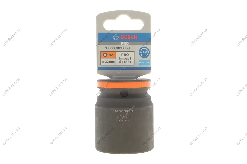 Головка торцева ударна PRO 3/4" 32 мм BOSCH 2 608 003 063 (фото 1)