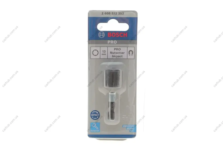 Головка торцева Bosch Impact Control 1/4" 13 мм BOSCH 2 608 522 353 (фото 1)