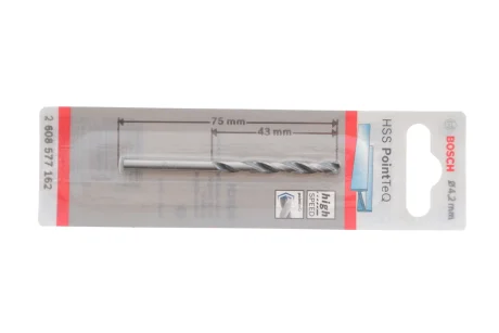 Свердло HSS PointTeQ Ø4,2 мм BOSCH 2 608 577 162