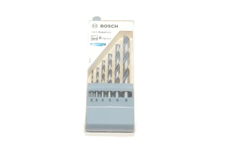 Набір свердл HSS PointTeQ Ø2-8 мм 5 од. BOSCH 2 608 577 346