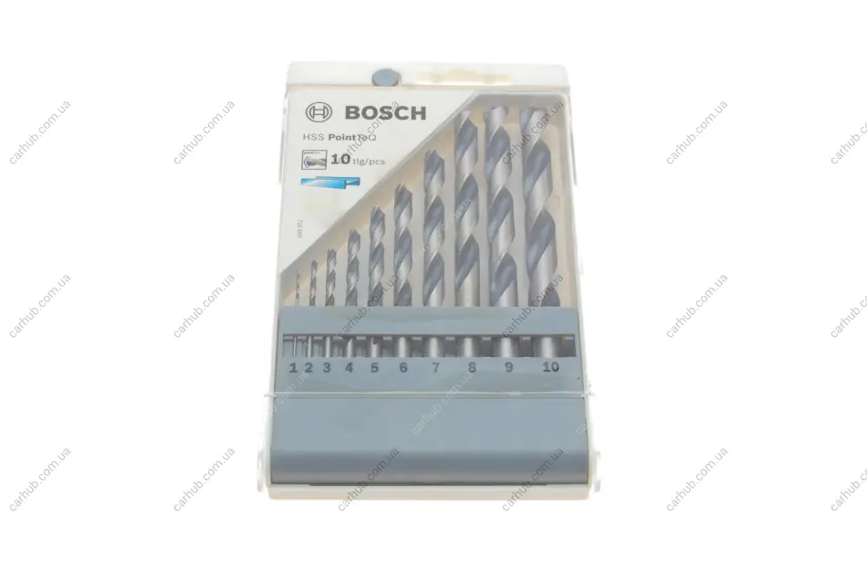 Набір свердл HSS PointTeQ Ø1-10 мм 10 од. BOSCH 2 608 577 348 (фото 1)