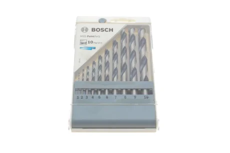 Набір свердл HSS PointTeQ Ø1-10 мм 10 од. BOSCH 2 608 577 348