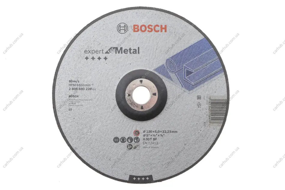 Круг відрізний 230x6x22,23 мм PRO Metal oSa BOSCH 2 608 600 228 (фото 1)