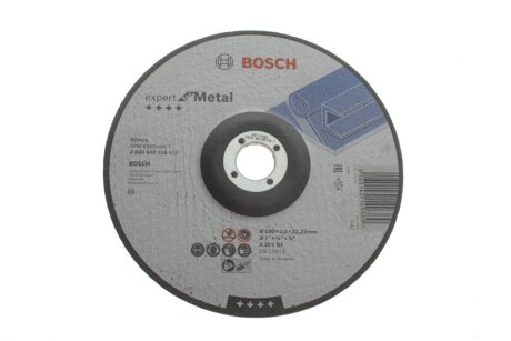 Круг відрізний 180x3x22,23 mm Expert for Metal BOSCH 2 608 600 316