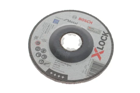 Круг зачисний 125x6x22,23 мм X-LOCK Expert for Metal BOSCH 2 608 619 259