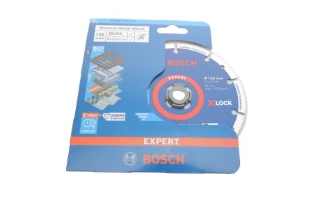 Круг отрезной 125x22,23 mm BOSCH 2 608 900 533