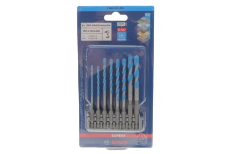 Набір свердл Hex-9 MultiConstruction Ø3-8 мм 8 од. BOSCH 2 608 901 455