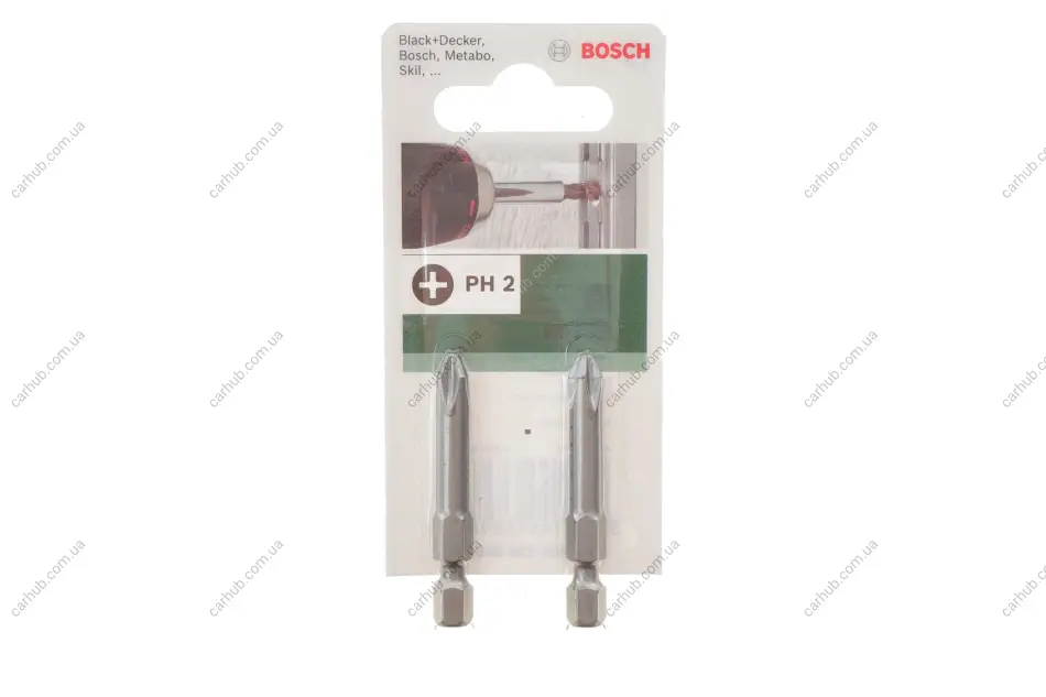 Біта M6 PH2 49 мм (к-кт 2шт) BOSCH 2 609 255 920 (фото 1)