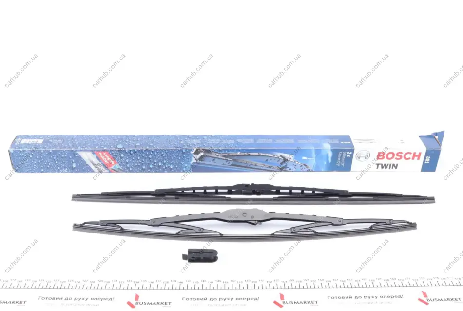 Щітки склоочисника (600/530мм) VW T5 1.9/2.0 TDI 06-15 BOSCH 3 397 001 801 (фото 1)