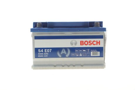 Акумуляторна батарея 65Ah/650A (278x175x175/+R/B13) (Start-Stop EFB)(незначне пошкодження) BOSCH DSC0092S4E070