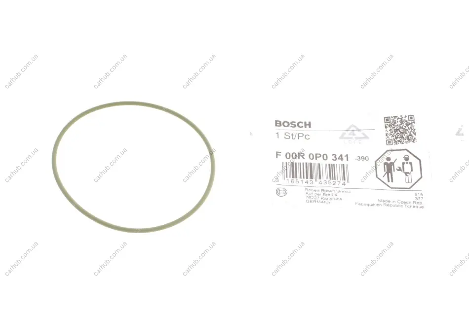 Прокладка ПНВТ ущільнююча CASE/RENAULT/VOLO (кільце) BOSCH F 00R 0P0 341 (фото 1)