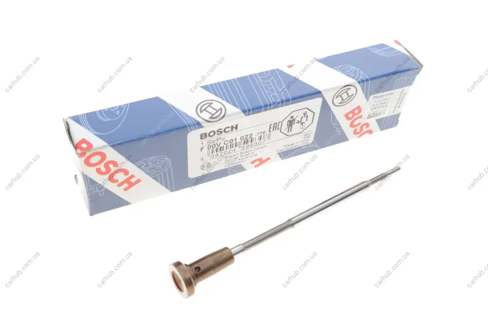 Клапан форсунки CR RENAULT AVANTIME, ESPACE IV, LAGUNA II, VEL SATIS 2.2D 10.01-08.09 BOSCH F 00V C01 022 (фото 1)