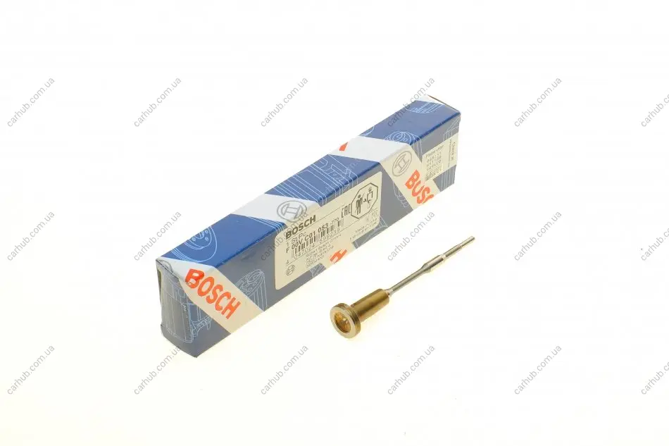 Клапан форсунки CR CITROEN BERLINGO, C4 I, C5 I, JUMPER I, JUMPER II, JUMPY I, XSARA, XSARA PICASSO FIAT DUCATO, SCUDO PEUGEOT 206, 306, 307, 406, 607, BOXER 2.0D/2.2D 06.98-03.12 BOSCH F 00V C01 053 (фото 1)