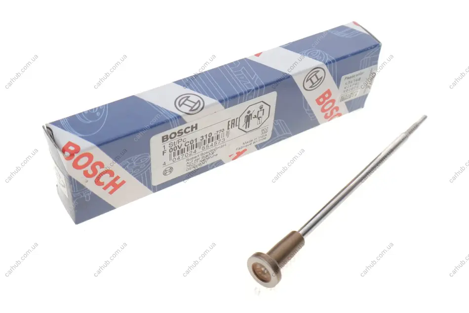 Клапан форсунки CR BMW 3 (E46), 5 (E60), 5 (E61), 7 (E65, E66, E67), X5 (E53) 2.0D/3.0D 09.01-12.09 BOSCH F 00V C01 310 (фото 1)