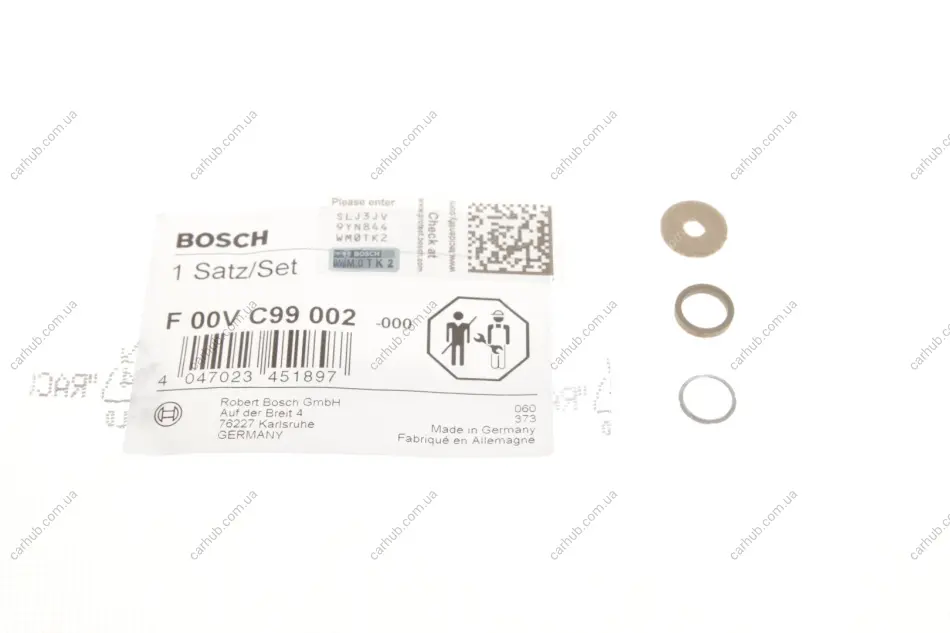 Ущільнення тефлонове BOSCH F 00V C99 002 (фото 1)