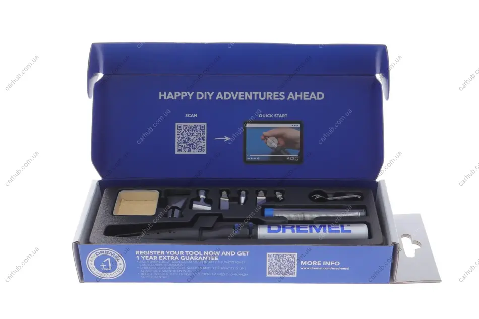 Паяльник газовий Dremel Versatip 2000 (1200°С) BOSCH F 013 200 0JD (фото 1)