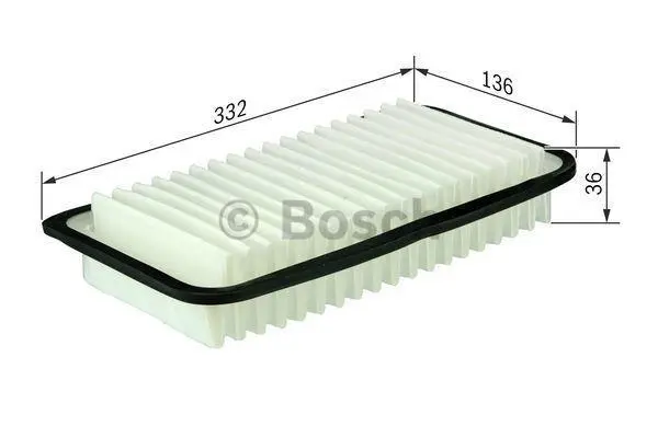 Повітряний фільтр вставка BOSCH F026400154 (фото 1)