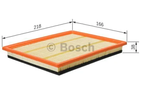 Фільтр повітряний (Фільтр повітряний) MINI (R50, R53), (R52) 1.4D/1.6 06.01-07.08 BOSCH F 026 400 177