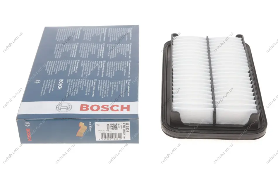 Фільтр повітряний Nissan Pixo/Suzuki Alto 1.0 09- BOSCH F 026 400 231 (фото 1)