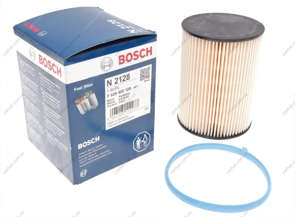 Фільтр паливний Ford Mondeo 2.0TDCi 07- BOSCH F 026 402 128 (фото 1)