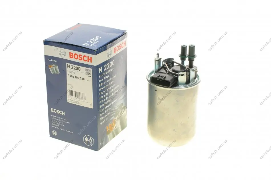 Паливний фільтр NISSAN JUKE, PULSAR 1.5D 06.10- BOSCH F 026 402 200 (фото 1)