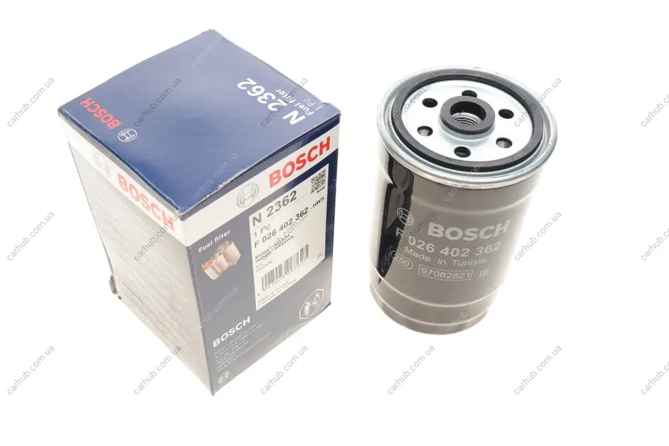 Фільтр паливний Hyundai Elantra/i30/i40/Santa Fe 1.4-1.2CRDi 11-/KIA Sorento 2.2 CRDi 15- BOSCH F 026 402 362 (фото 1)