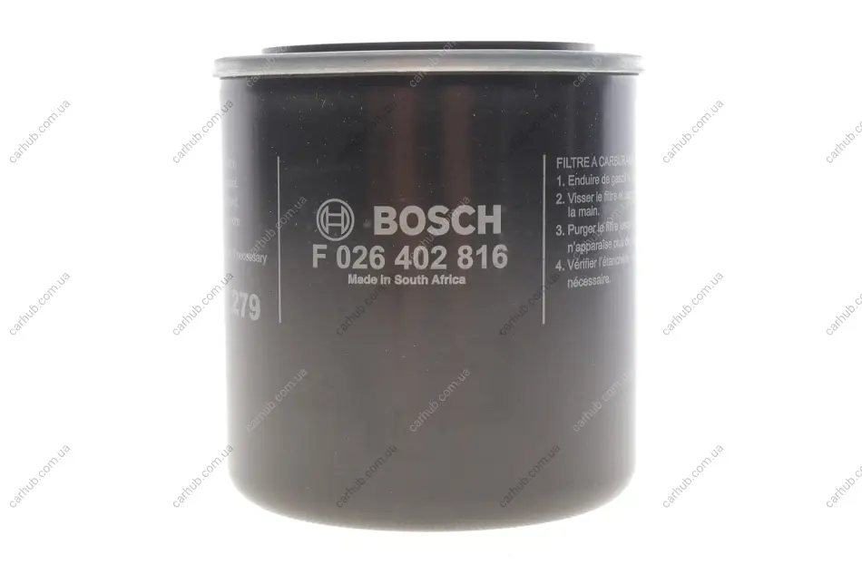 Фільтр паливний Mitsubishi Center 3.6-3.9D 82-05 BOSCH F 026 402 816 (фото 1)