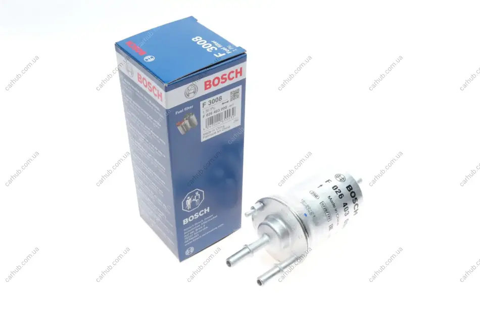 Фільтр паливний Skoda Fabia/VW Polo 1.2/1.4 01- BOSCH F 026 403 008 (фото 1)