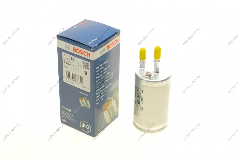 Фільтр паливний Volvo S60 1.6T3/T4/2.0T/T5/3.0T6/S80 1.6T4/2.0T/V60 2.0T/T5/3.0T6/V70 2.5FT 10- BOSCH F 026 403 014 (фото 1)
