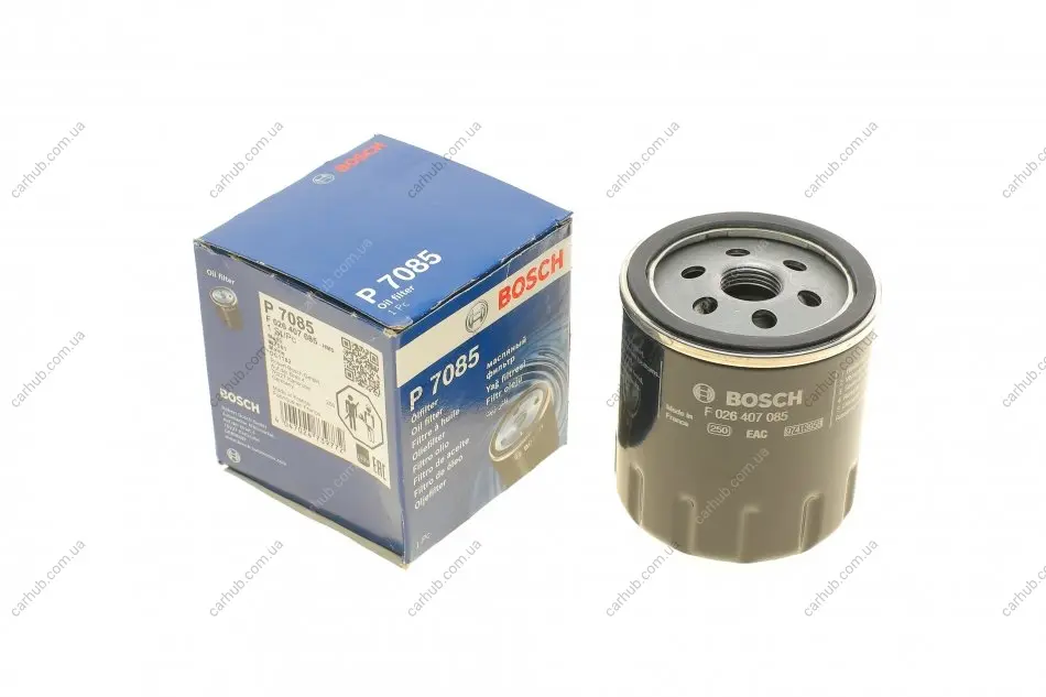 Фільтр масляний Mazda 3/5/6/MX-5 1.8-2.5 16V 03- BOSCH F 026 407 085 (фото 1)