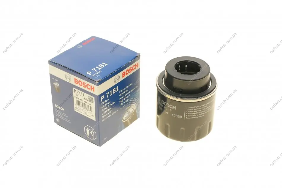 Фільтр масляний VW Caddy III/Tiguan/Touran 1.2/1.4TSI 10- BOSCH F 026 407 181 (фото 1)
