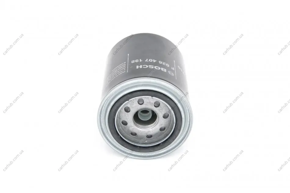 Масляний фільтр FORD MAVERICK NISSAN ALMERA I, NAVARA, PATROL GR IV, PATROL GR V, PATROL III/2, PICK UP, PRIMERA, SERENA, SUNNY III, TERRANO I, TERRANO II, VANETTE CARGO 1.7D-2.8D 01.86-03.08 BOSCH F 026 407 198 (фото 1)