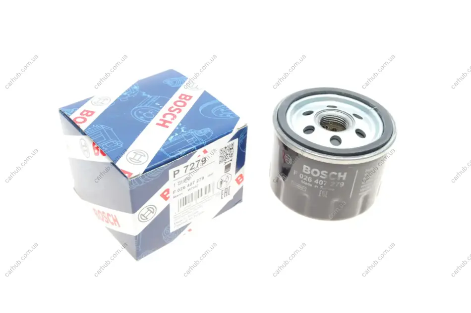 Фільтр масляний Ford Focus/Transit Connect/Tourneo Connect 1.0/1.5EcoBoost 13- BOSCH F 026 407 279 (фото 1)