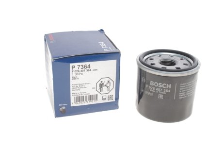 Фильтр масляный Lexus ES/Toyota Camry/Rav 4 2.0/2.5 Hybrid 17- BOSCH F 026 407 364