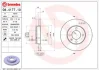 Гальмівний диск пер. Caddy/Golf/Passat 74-02 BREMBO 08.4177.10 (фото 1)