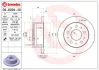 Гальмівний диск зад. Jumper/Ducato/Boxer 06- (280x82mm) BREMBO 08.8094.40 (фото 1)