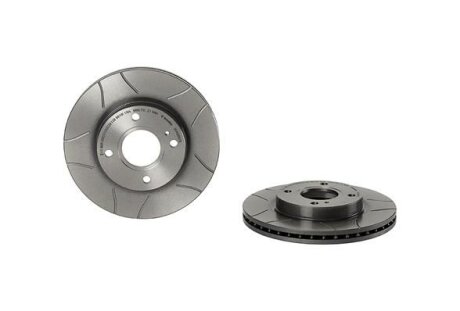 Фото гальмівний диск пер. Fiesta VI 09- (258x23) BREMBO 09.A968.76 Гальмівний диск пер. Fiesta VI 09- (258x23) BREMBO 09.A968.76