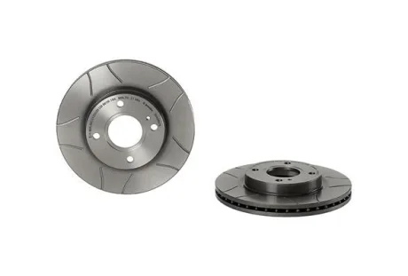 Гальмівний диск пер. Fiesta VI 09- (258x23) BREMBO 09.A968.76