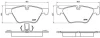 Гальмівні колодки пер. F10/F11 (09-17) (Teves) BREMBO P 06 060 (фото 1)