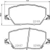 Гальмівні колодки пер. Fiat 500X / Jeep Renegade 1.4-2.4 14- BREMBO P 23 164 (фото 1)